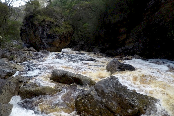 River with whitewater and rocks