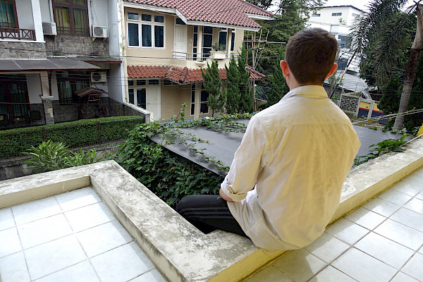 Author at hostel in Bogor Indonesia
